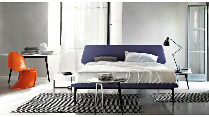 Letto matrimoniale di design Dream View di Lema